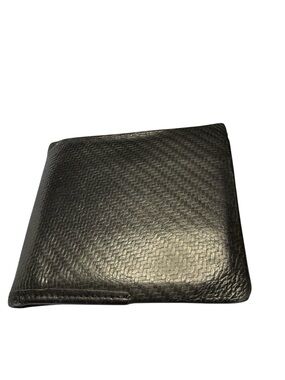 Dunhill Wallet Purse Bifold Black leather Mens T7991